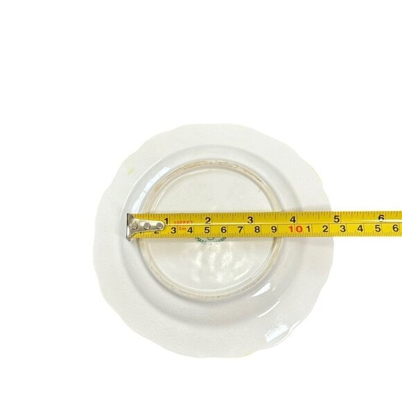 Vintage Ucagco Rooster, Roses Dish Early Provincial Underglaze Decorative Plate - Picture 13 of 14